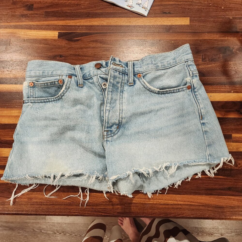 Madewell Relaxed Denim Shorts 27